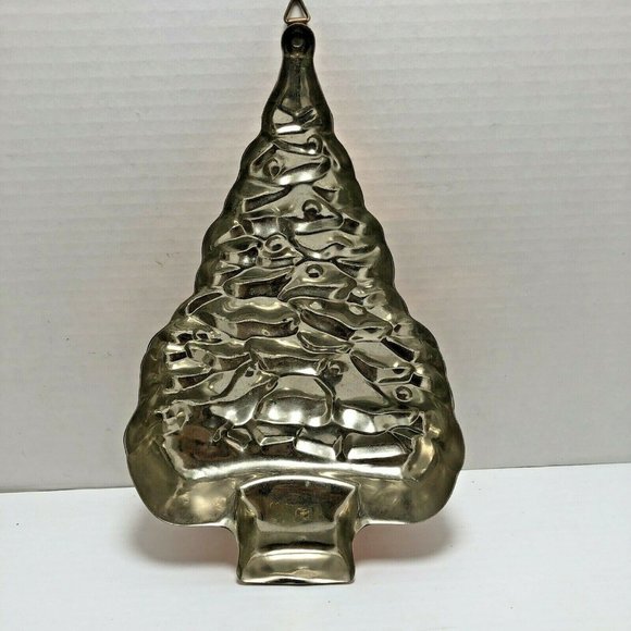 Copper Mold  Christmas Tree Benjamin & Medwin  Cake  Decor 10" tall Vintage MIK - Picture 2 of 6